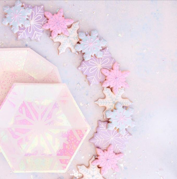 NAPKINS - LARGE DAYDREAM SOCIETY FROSTED SNOWFLAKE, NAPKINS, Daydream Society - Bon + Co. Party Studio