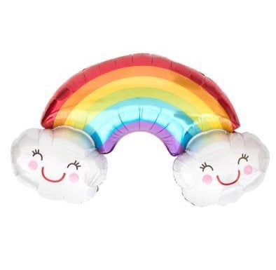 BALLOONS - RAINBOW + CLOUD, Balloons, Anagram - Bon + Co. Party Studio