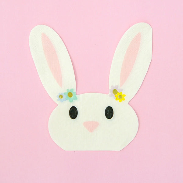 NAPKINS SMALL - ANIMAL BUNNY EASTER FLORAL