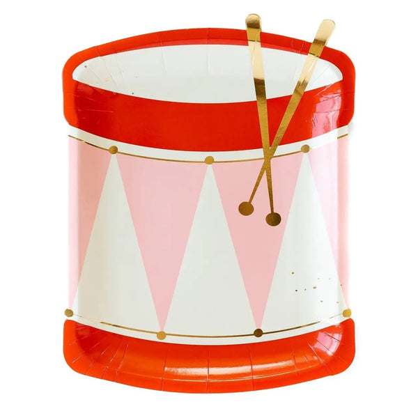 PLATES SMALL - CHRISTMAS NUTCRACKER DRUM
