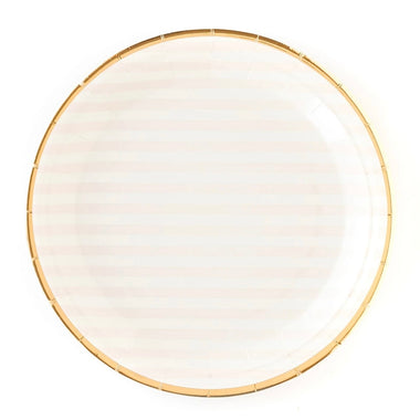 PLATES LARGE - PINK BLUSH STRIPE