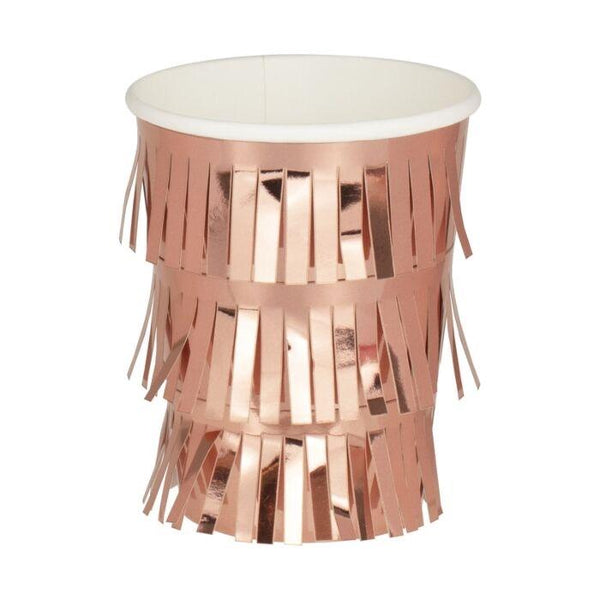 CUPS - FRINGE ROSE GOLD GINGER RAY, CUPS, GINGER RAY - Bon + Co. Party Studio