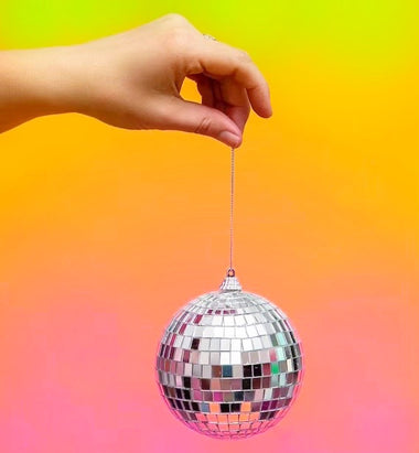 DISCO BALL - SILVER (2 sizes available)