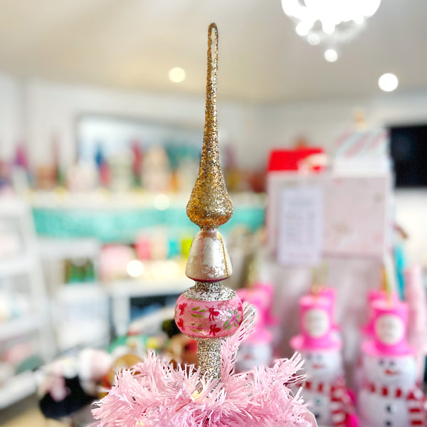 HEIRLOOM HOLIDAY DECOR - CODY FOSTER VINTAGE GLASS TREE TOPPER