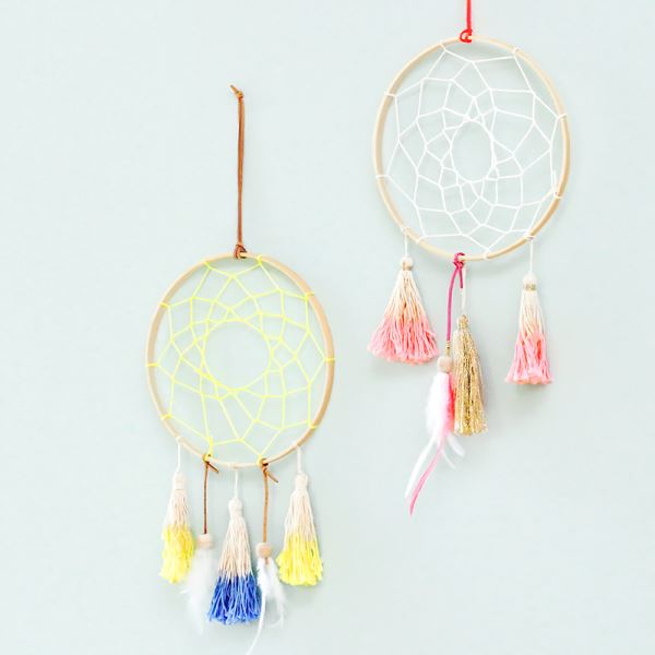 HANGING DECOR - DREAMCATCHER BLUE & YELLOW MERI MERI, HANGING DECOR, MERI MERI - Bon + Co. Party Studio