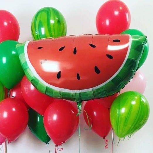 BALLOONS - FRUIT WATERMELON SLICE, Balloons, BETALLIC - Bon + Co. Party Studio