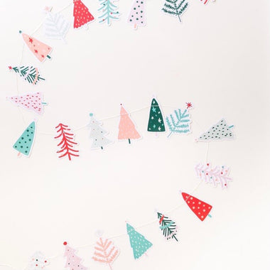 BANNER - PENNANT CHRISTMAS TREES
