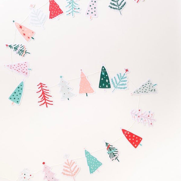 BANNER - PENNANT CHRISTMAS TREES