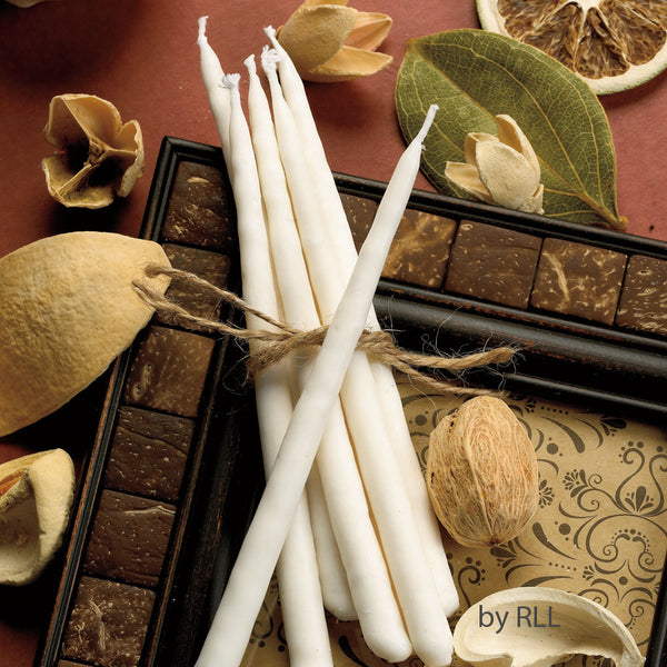 HANUKKAH CANDLES - WHITE