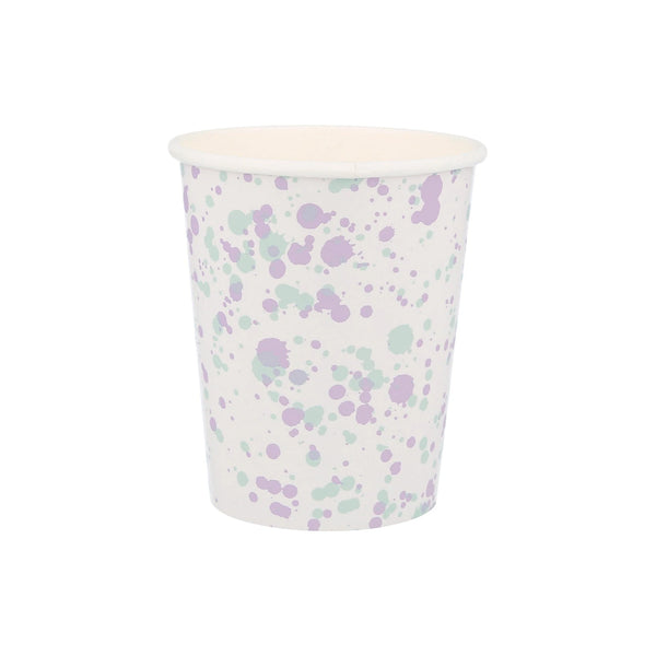 CUPS - PASTEL SPECKLED SPLATTER