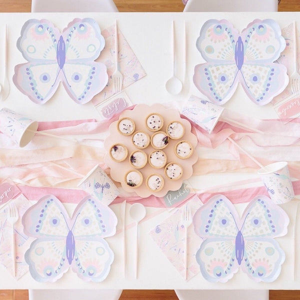 NAPKINS- LARGE DAYDREAM SOCIETY FLUTTER BUTTERFLY, Napkins, Daydream Society - Bon + Co. Party Studio