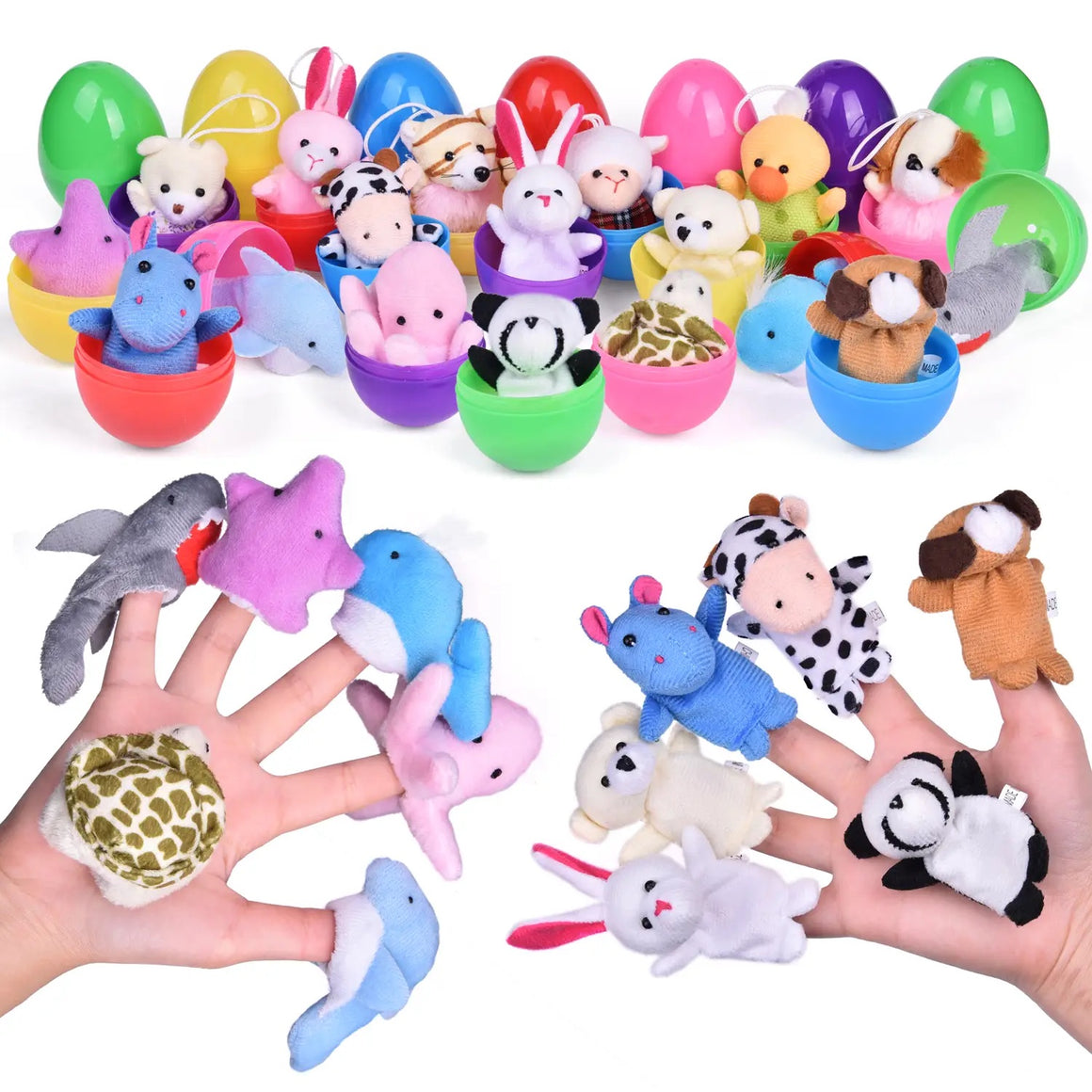 PRE-FILLED SURPRISE EGGS - ASSORTED PLUSH TOYS