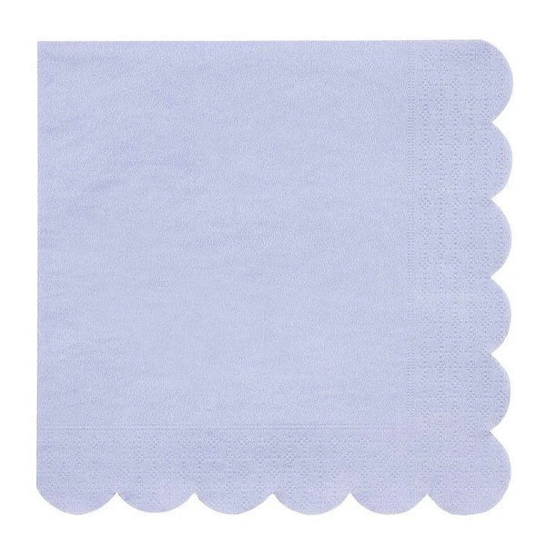 NAPKINS LARGE - BLUE PERIWINKLE SIMPLY ECO MERI MERI