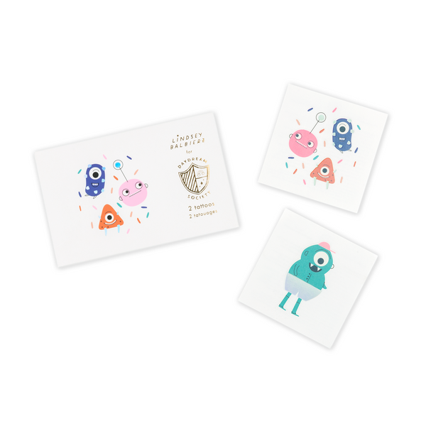 LARGE TATTOOS - DAYDREAM SOCIETY LITTLE MONSTERS