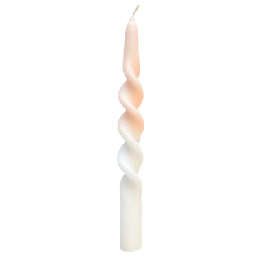 DINNER CANDLES - TWIST OMBRÉ BLUSH
