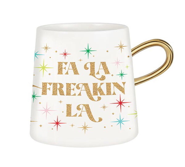 CHRISTMAS MUG - FA LA FREAKIN LA