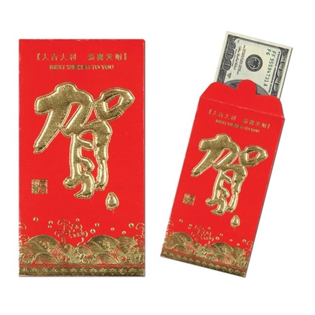 PARTY ACCESSORY - RED PACKET MONEY ENVELOPES
