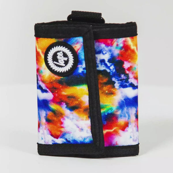 WALLET - BLUE + ORANGE LIGHTENING GALAXY