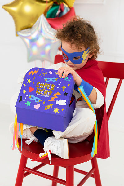 DRESS-UP COSTUME GIFT SET - SUPERHERO SUITCASE