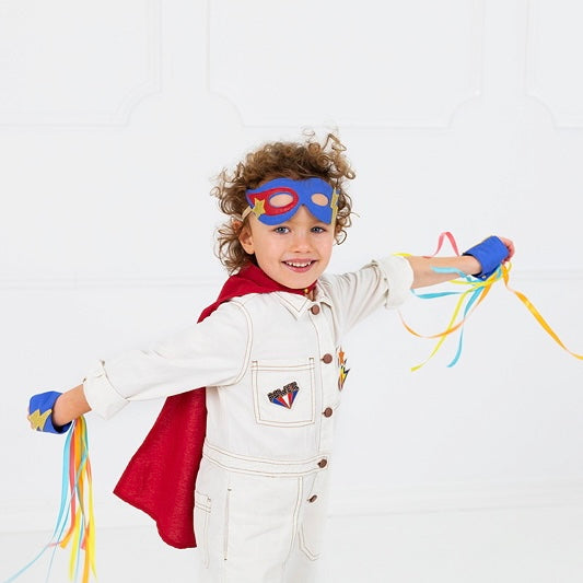 DRESS-UP COSTUME GIFT SET - SUPERHERO SUITCASE