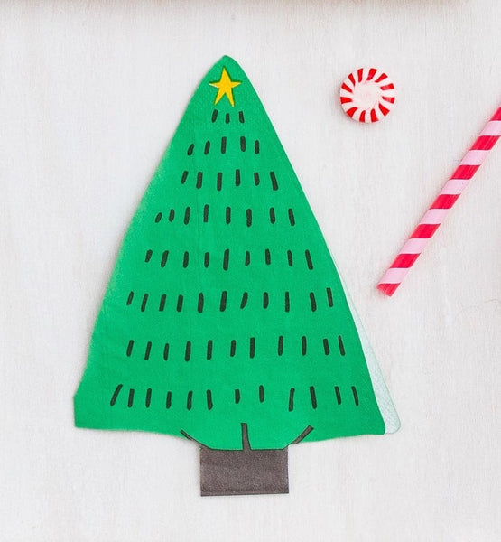 NAPKINS SMALL - CHRISTMAS HOLIDAY TREE