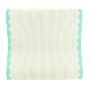 TABLERUNNER - BLUE SCALLOP