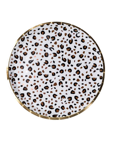 PLATES - LARGE FEMME LEOPARD, PLATES, Jollity & Co - Bon + Co. Party Studio