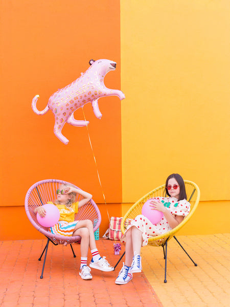 BALLOONS - ANIMAL SAFARI LEOPARD PINK