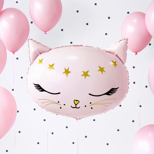 BALLOONS - ANIMAL PINK CAT