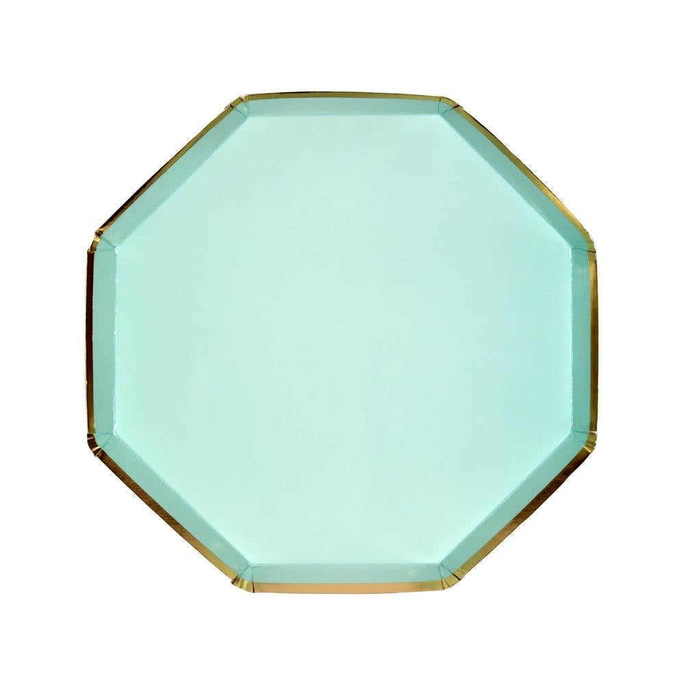PLATES LARGE SIDE - GREEN MINT