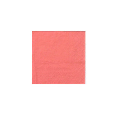 NAPKINS SMALL - ORANGE CORAL OH HAPPY DAY