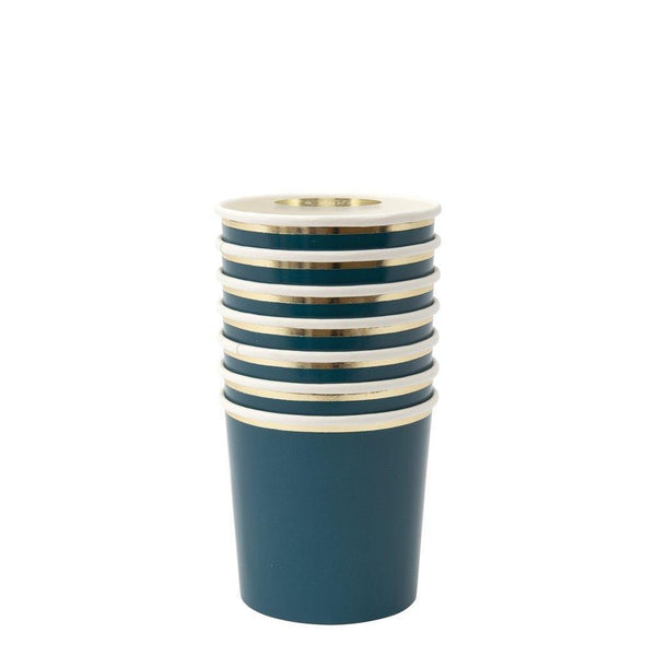 CUPS - GREEN TUMBLER DARK TEAL MERI MERI