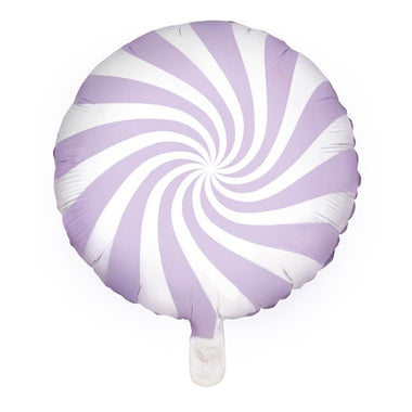 BALLOONS - CANDY & SWEETS SWIRL PASTEL PURPLE