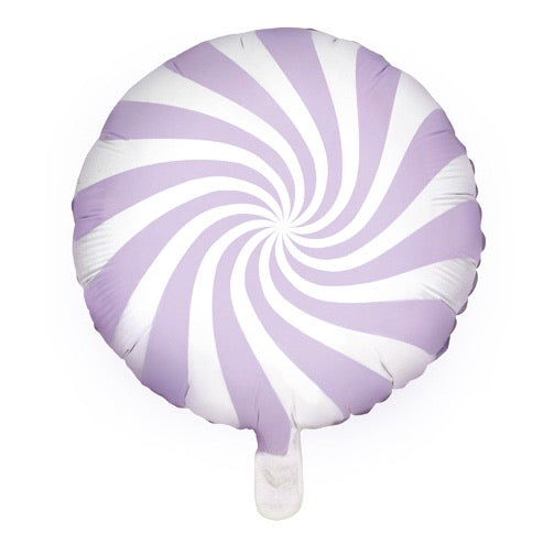 BALLOONS - CANDY & SWEETS SWIRL PASTEL PURPLE