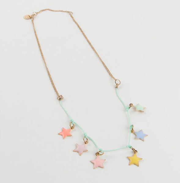 NECKLACE - PASTEL ENAMEL STARS