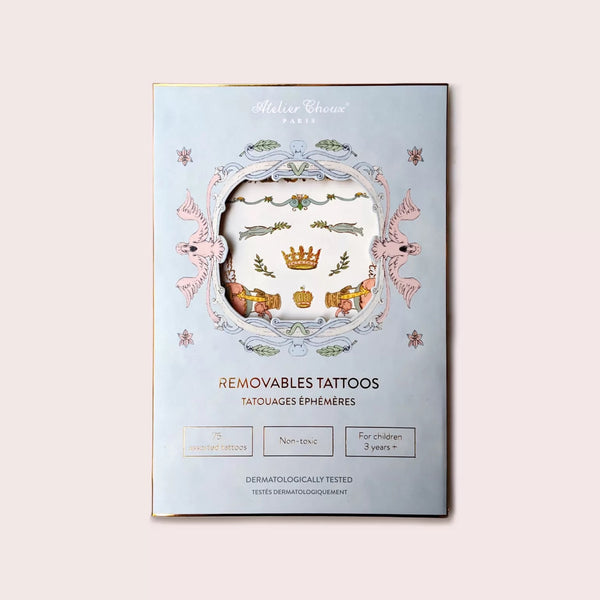 TATTOO SHEETS - ATELIER CHOUX  REMOVEABLE (75 tattoos)