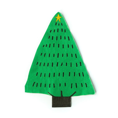 NAPKINS SMALL - CHRISTMAS HOLIDAY TREE