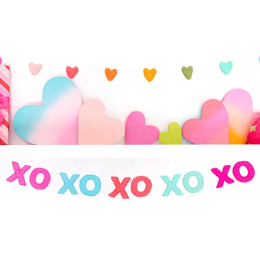 FELT LETTER GARLAND - XO XO XO XO