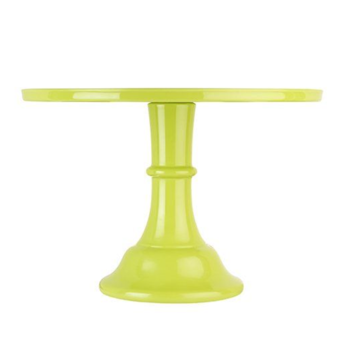 CAKE STAND - GREEN LIME CHARTREUSE MELAMINE