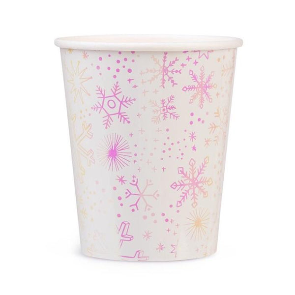 CUPS - DAYDREAM SOCIETY FROSTED SNOWFLAKE, CUPS, Daydream Society - Bon + Co. Party Studio