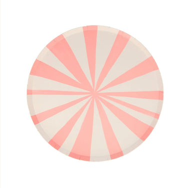 PLATES SMALL - PINK STRIPE