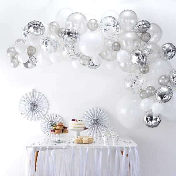 BALLOON ARCH - SILVER GINGER RAY, Balloons, GINGER RAY - Bon + Co. Party Studio