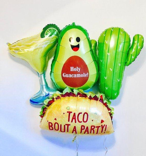 BALLOONS - FIESTA AVOCADO, Balloons, Anagram - Bon + Co. Party Studio