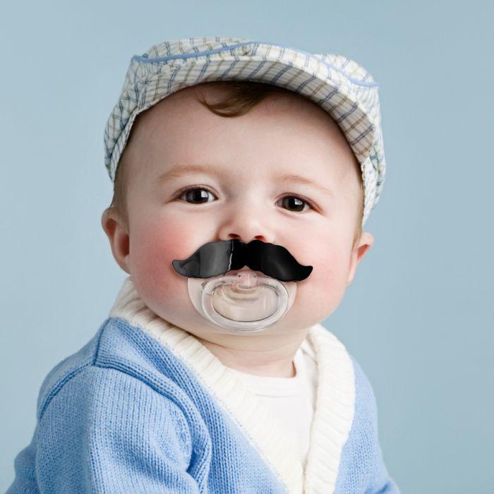 PACIFIER MOUSTACHE Bon Party Studio